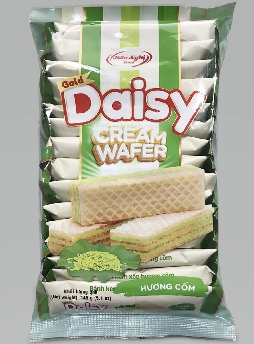 Bánh kem xốp gold daisy hương cốm 145g