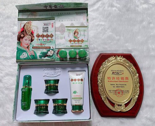 Bộ kem hoàng cung xanh truyền thống  5 món