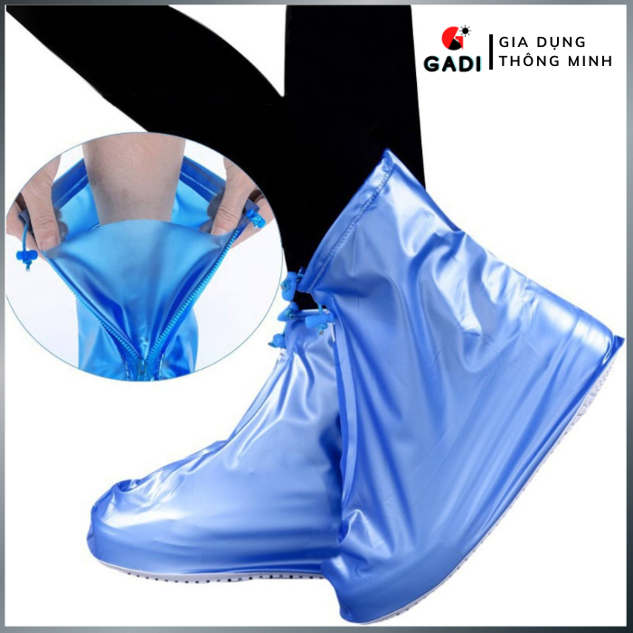 Ủng bảo vệ giày đi mưa cao cấp, ủng mang giày chống nước, chống trượt siêu bền, ủng thời trang