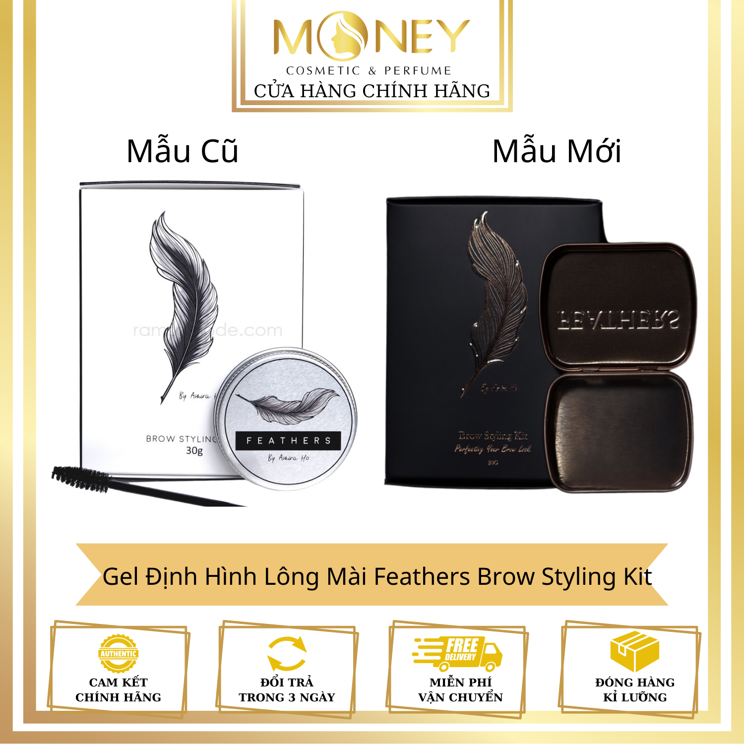 Gel Định Hình Lông Mài Feathers Brow Styling Kit MY BY AMIR HO
