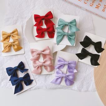 Combo 2 Kẹp Tóc Hình Nơ Xinh Xắn Đáng Yêu - Nhiều Mẫu, Nhiều Mầu