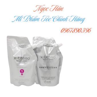 Cặp Thuốc Duỗi, Uốn Tóc Loreal X-Tenso Moisturist 400Ml X 2 - Cặp Thuốc Duỗi Uốn Tóc Loreal