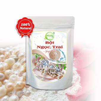 Bột ngọc trai dưỡng trắng da giảm thâm sâm tẩy tế bào chết Henashop 50gr
