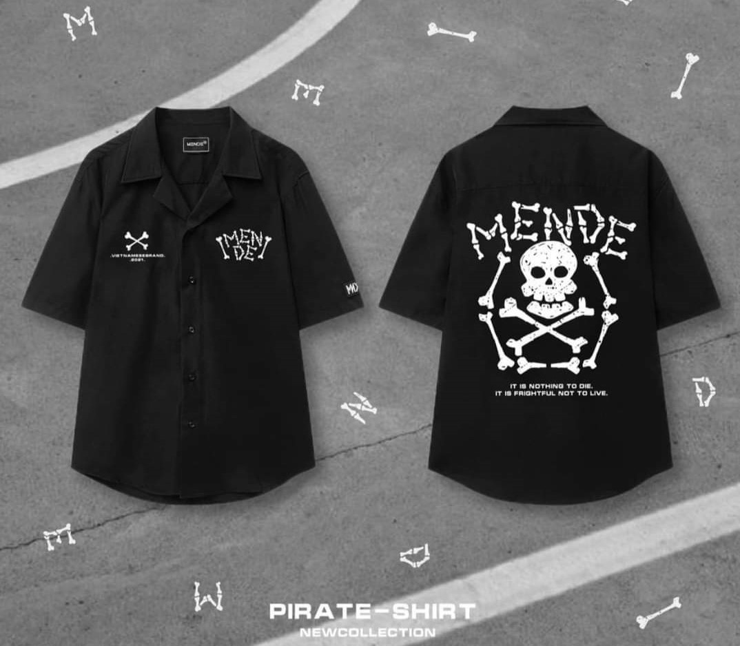 Áo sơ mi mende Pirate