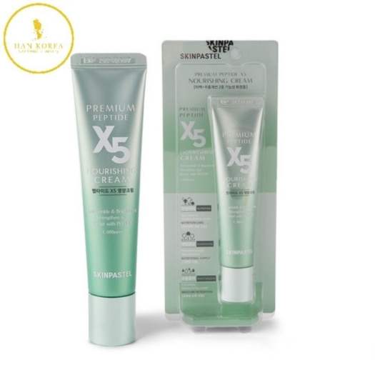 KEM DƯỠNG PEPTIDE X5 TRẮNG DA, CHỐNG LÃO HÓA, NÂNG CƠ, GIẢM NHĂN, TRẺ HÓA DA ( PREMIUM PEPTIDE X5 NOURISHING CREAM 30ML )