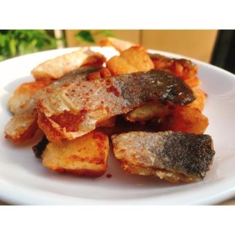 1kg KHÔ CÁ TRA PHỒNG CHÂU ĐỐC GIẦU VITAMIN DINH DƯỠNG KÈM VIDEO HƯỚNG DẪN CHIÊN CÁ TRA PHỒNG