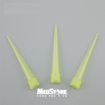 Đầu côn vàng có khía (pipette tip) 200ul (túi 1000 chiếc) dùng cho Eppendorf pipette- TBYT Medstore