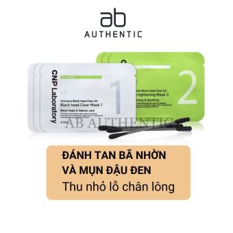 Set mặt nạ làm sạch mụn đầu đen CNP Laboratory Anti-Pore Black Head Clear Kit - AB Authentic