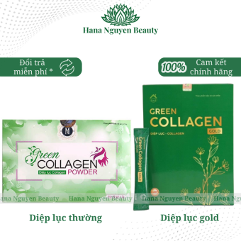 DIỆP LỤC COLLAGEN Hộp 30 Gói - Da Đẹp Dáng Xinh