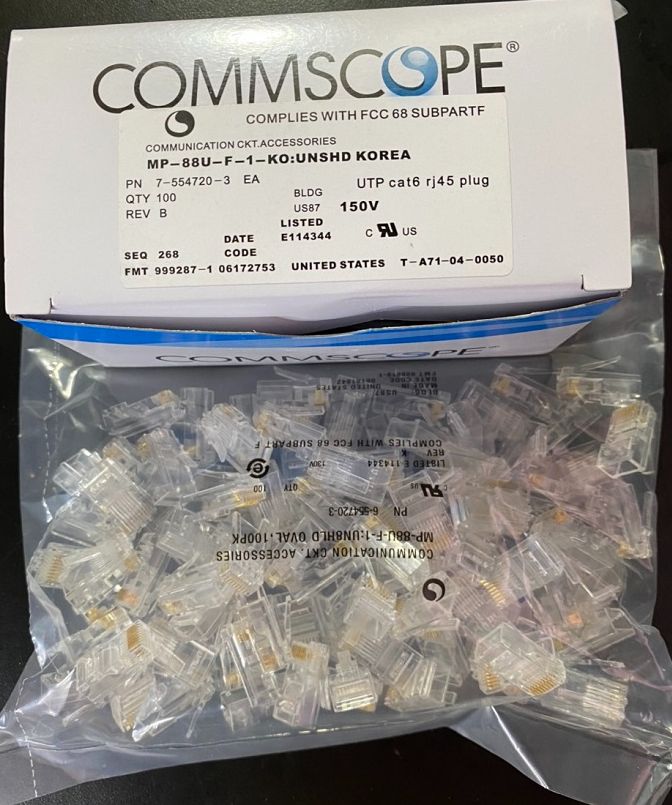 Hạt mạng rj45 Cat5e Commscope