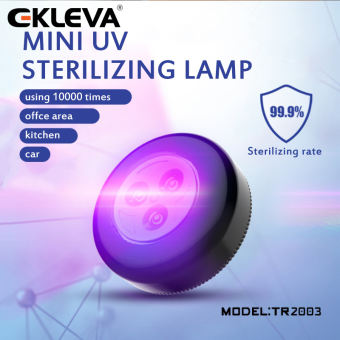 EKLEVA Đèn Khử Trùng Diệt Khuẩn UV Cầm Tay Đèn Diệt Khuẩn Khử Trùng Cho Xe Hơi Tại Nhà Du Lịch, Phụ Kiện An Toàn