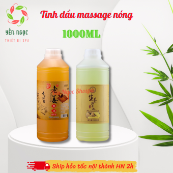 Tinh dầu massage body chai 1000ml | Dầu massage gừng 1000ml