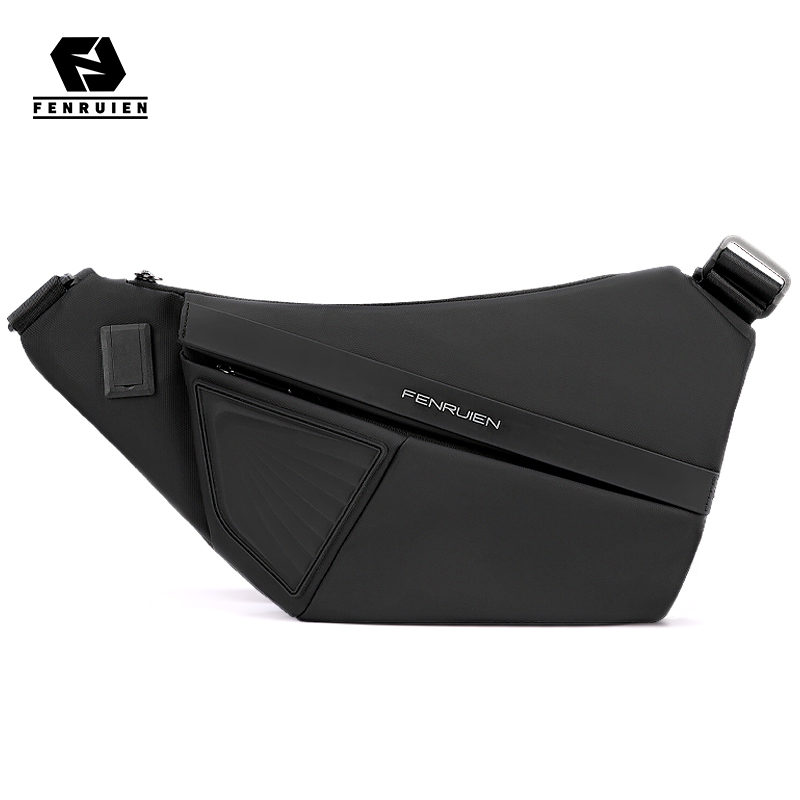 Fenruien messenger bag men's shoulder chest bag leisure sports riding shoulder bag