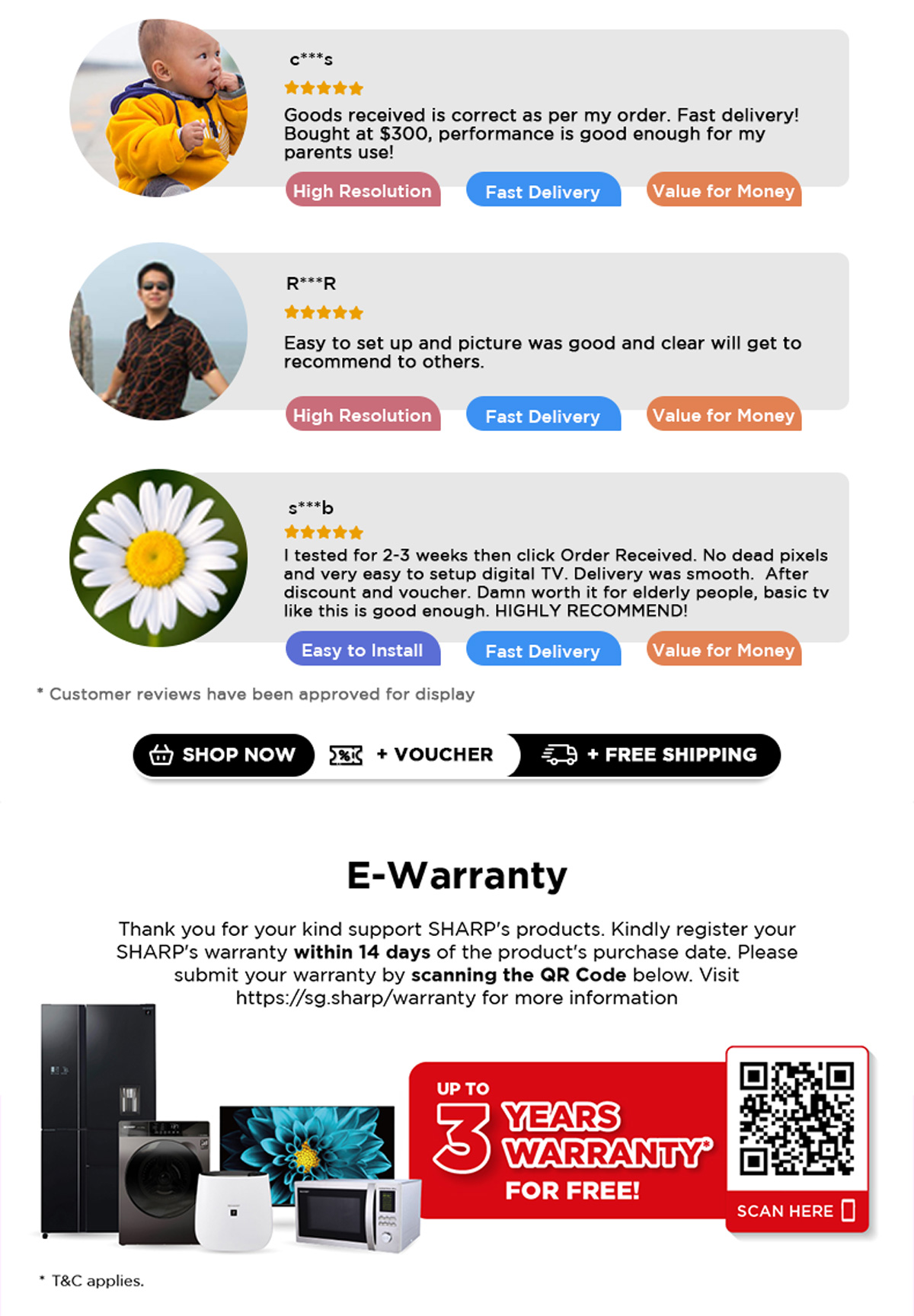 SHARP 50" 55" 4K UHD Smart TV 4T-C50GJ4000X | 4T-C55GJ4000X | Netflix, Youtube, Prime Video, Disney+  & Browser | 3 Years Warranty| Online Model · v15