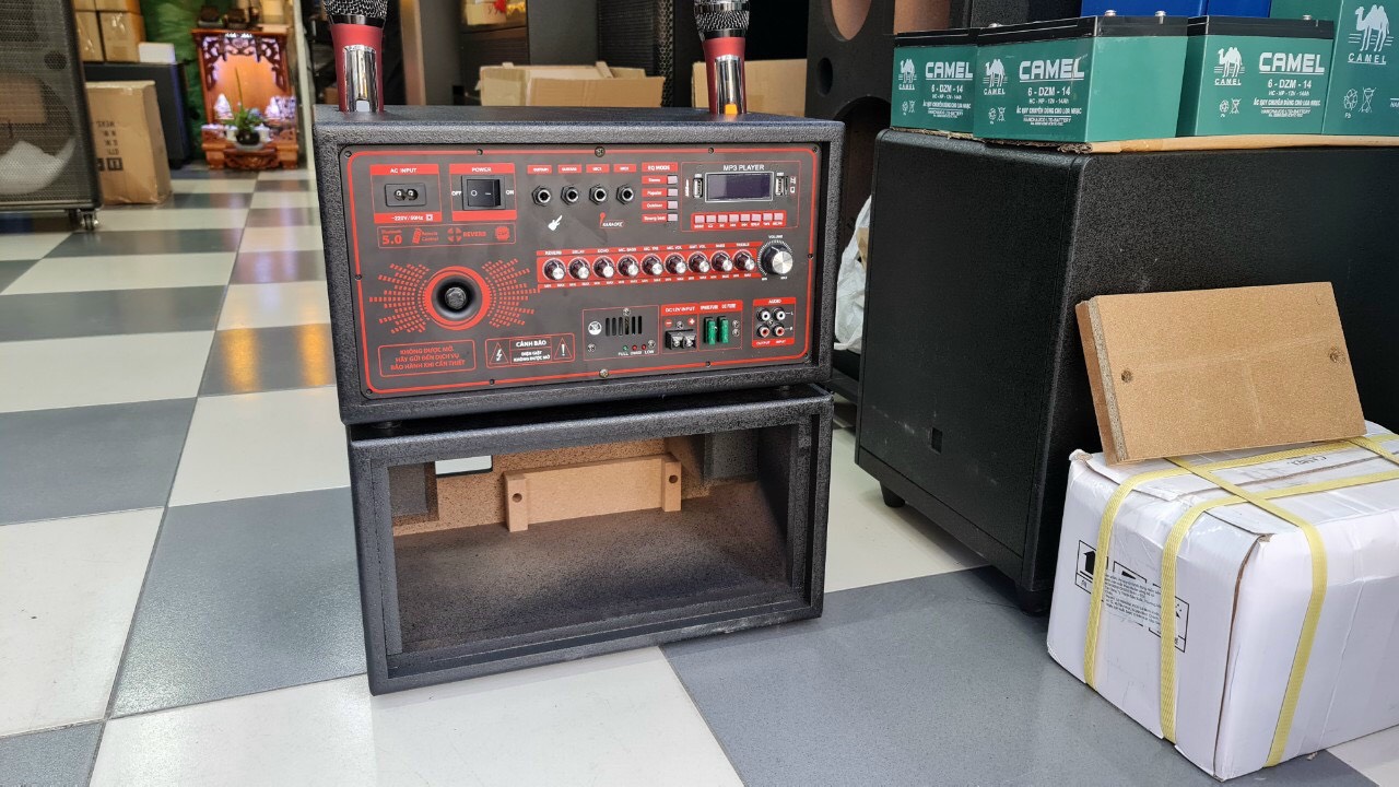 Bo mạch loa kéo GD9999 kích thước 19 x 38cm Bo công suất 800W 2 kênh chuyên 3 tấc đôi 4 tấc đôi 4 tấ