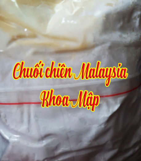 Bột chiên chuối malaysia khoa mập