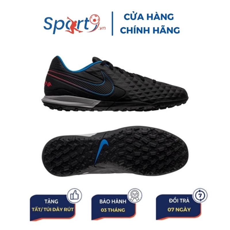 Giày đá bóng nike tiempo legend 8 pro tf black x prism - black/siren red/lite photo blue - at6136-090