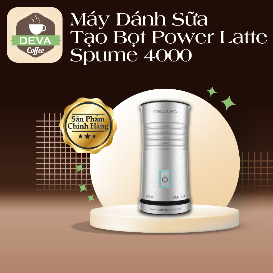 Máy đánh sữa tạo bọt power latte spume 4000