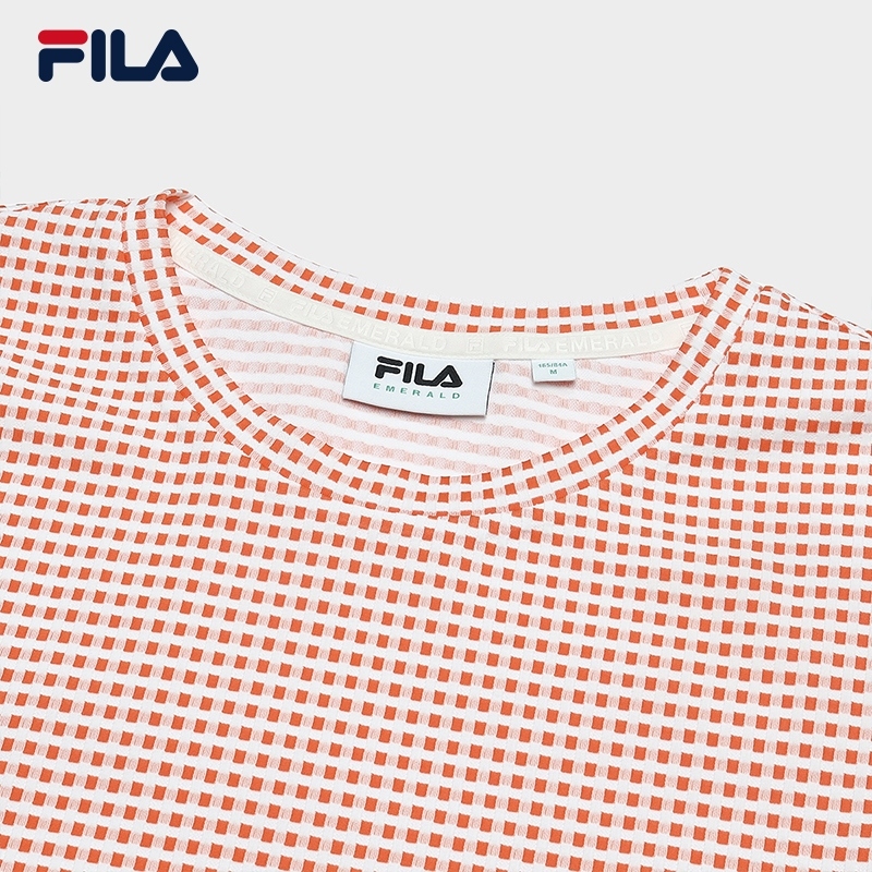 FILA CORE WHITE LINE EMERALD Women Short Sleeve T-shirt · v2