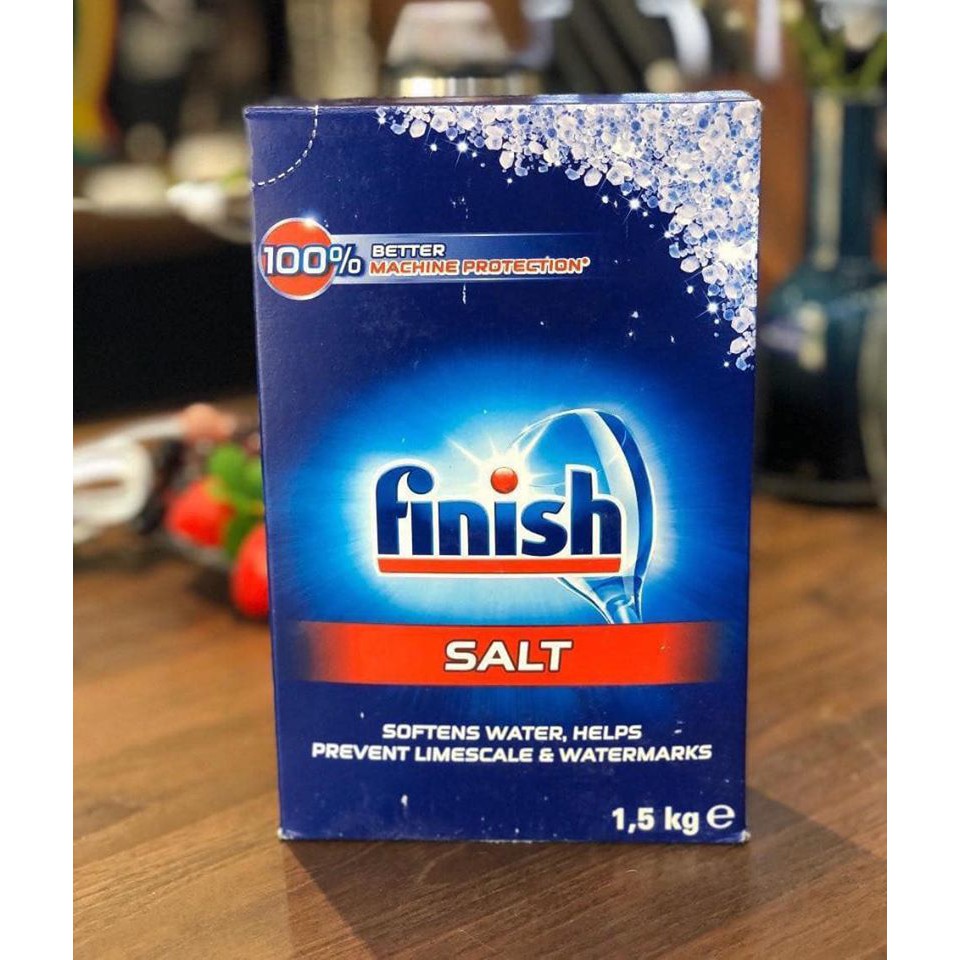 Muối rửa bát Finish loại 1.2kg+ Tặng viên Finish