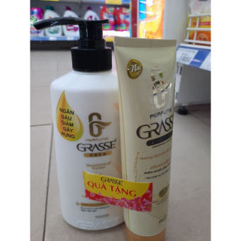 Dầu gội Grasse hương nước hoa 620ml+ tặng dầu xả Grasse 215ml