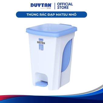 Thùng rác đạp Matsu Nhỏ, nhựa Duy Tân an toàn bền chắc, thùng đựng rác phù hợp mọi không gian gia đình, văn phòng, hội nghị