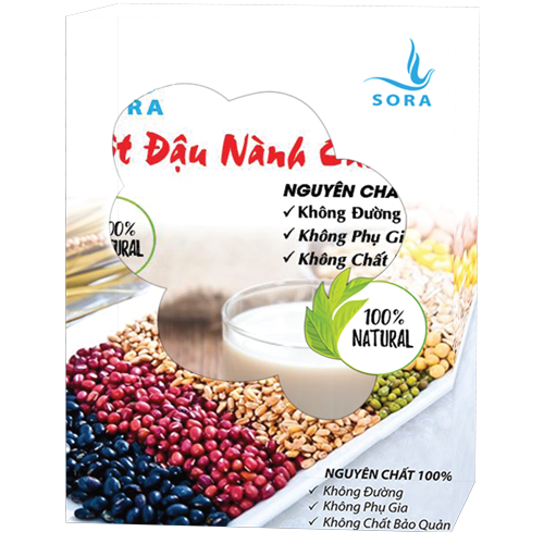 Bột đậu nành cao cấp Sora nguyên chất 100% 300g