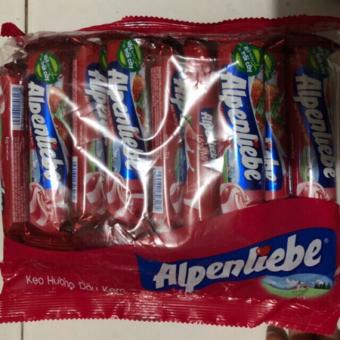 16 Thỏi Kẹo Alpenliebe vị kem dâu 32g