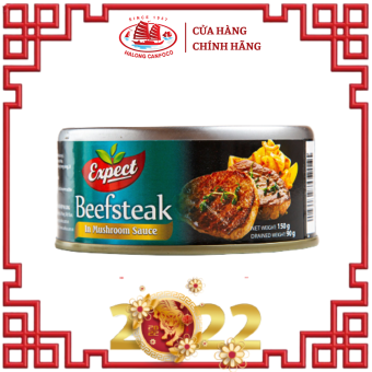 Bò bít tết sốt kem nấm 150g - Đồ Hộp Hạ Long