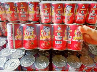 Combo 10 lon cá mòi Thái Lan, cá hộp sốt cà chua 155g/lon