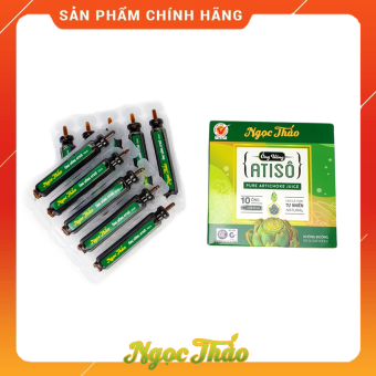 Hộp Cao Nước Atiso Lá Tươi uống liền (loại không đường) Ngọc Thảo | 10 ống x 10ml