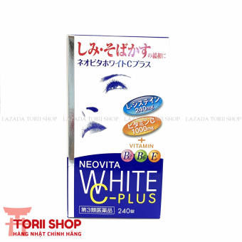 Viên uống trắng da Vita White Plus 240 viên Nhật Bản chính hãng trắng da, mờ nám | Viên uống đẹp da Neovita White C-Plus Kokando nội địa Nhật - TH Cosmetics