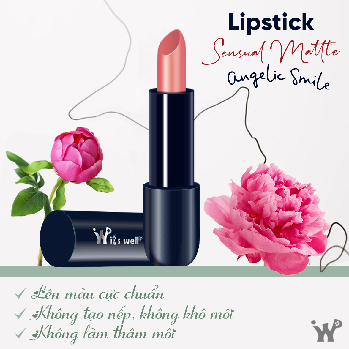 Son Lì Siêu Mịn, Bền Màu Lâu Trôi, Không Chì its Well plus Unlimited Sensual Matte Huge Glamor #001 3.7g (Màu Hồng Đất)