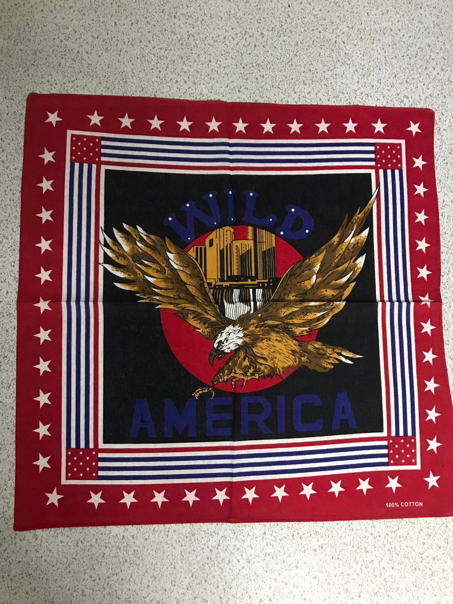 Khăn Bandana vuông America 100% Cotton kích thước 55.55cm