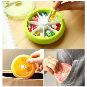 Hộp chia thuuốc 7 ngày hình lát cam