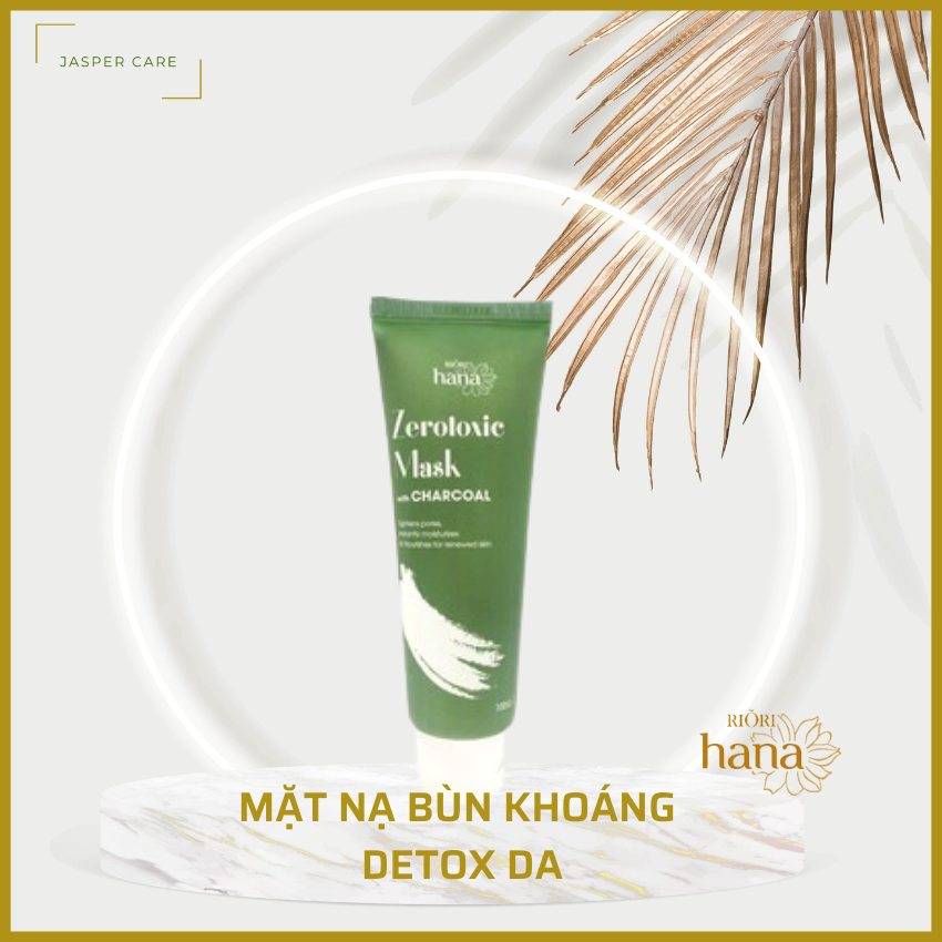 Mặt nạ bùn khoáng thải độc da, dưỡng da chuyên sâu riori zerotoxic mask 100g - kiềm dầu, ngừa mụn hiệu quả