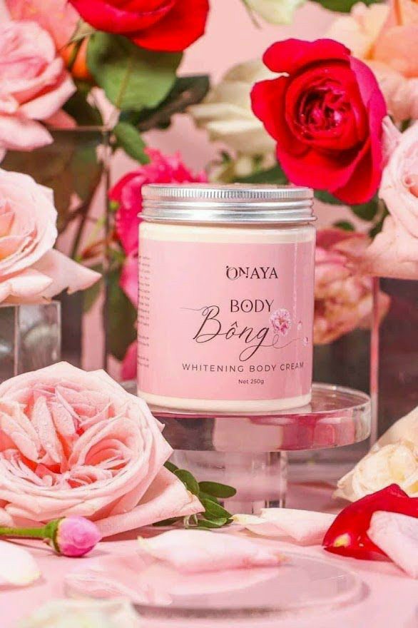 Kem body bông onaya dưỡng da trắng sáng mịn màng size 250g