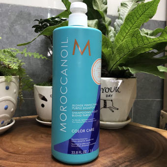 🌼Chính hãng 🌺 Dầu gội tím khử vàng Moroccanoil Blonde Perfecting Purple Shampoo 1000ml