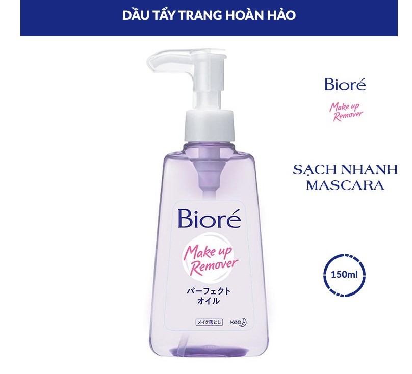 Dầu Tẩy Trang Biore Make Up Remover Sạch Nhanh Mascara Không Trôi