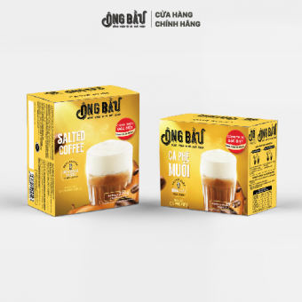 Ông Bầu - Cà Phê Muối Hòa Tan Hộp 220g