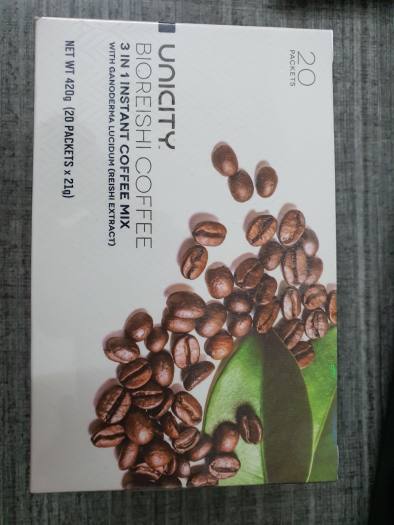 Cafe Linh Chi Unicity- Cafe Unicity 1 Hộp 20 Gói