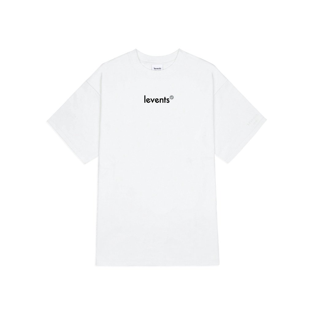 Levents - áo thun popular logo - tee/ white black local brand
