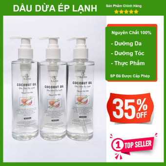 Dầu Dừa Nguyên Chất - Tinh dầu dừa hữu cơ ép lạnh làm Mỹ Phẩm, Dưỡng Mi, Tóc