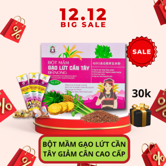 Bột mầm gạo lứt cần tây bhnong dạng túi | Bột gạo lứt cần tây giảm cân cao cấp