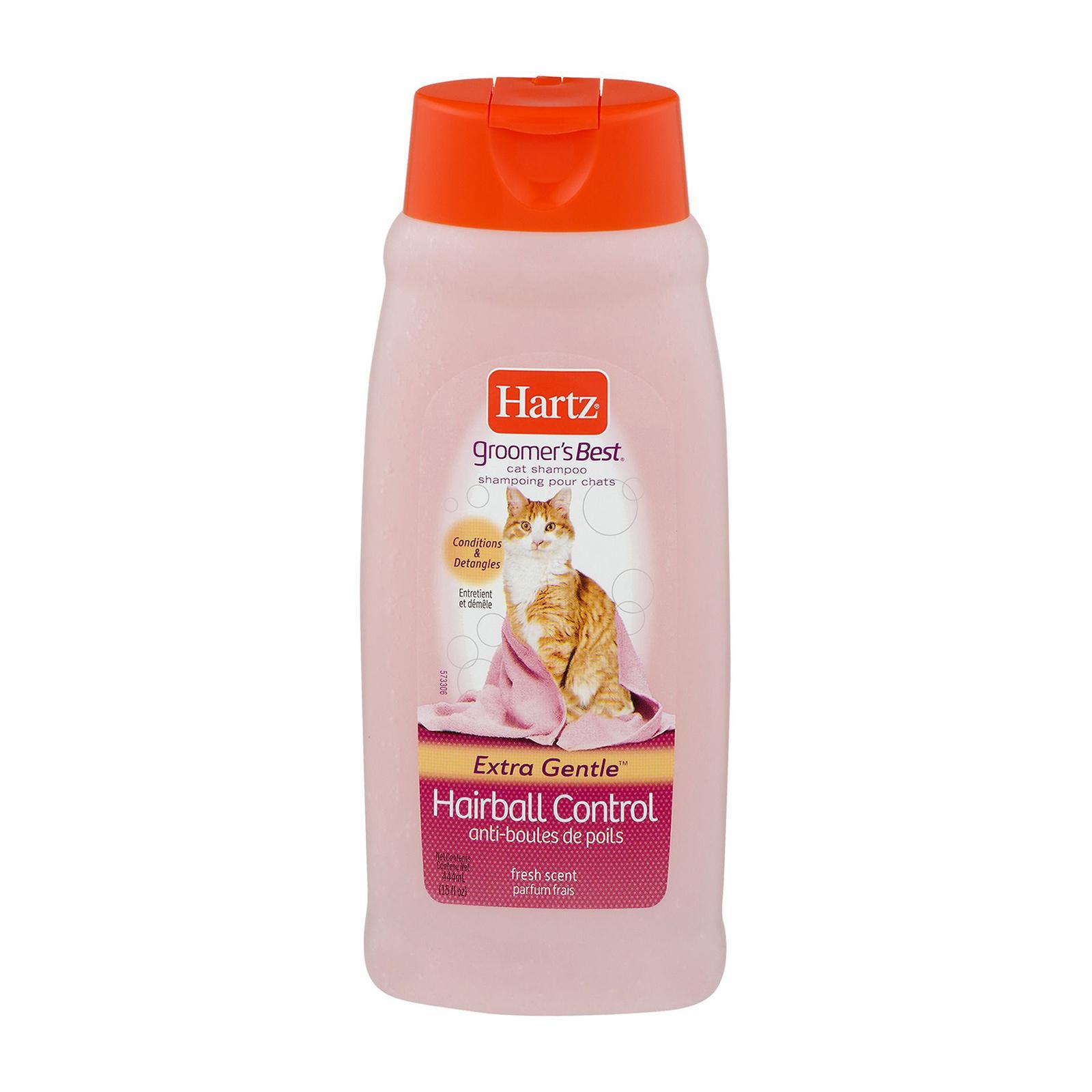 Hartz cat shampoo hairball control sale