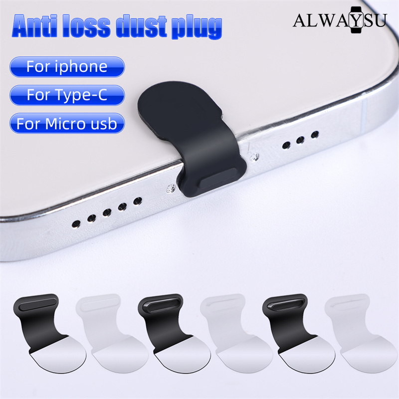 Tương Thích Với iPhone 13 11 12Pro Max XR XS 8 7 6 Plus Phích Cắm Chống Bụi Điện Thoại iPad IOS Cổng Sạc Tích Hợp Micro USB Type C