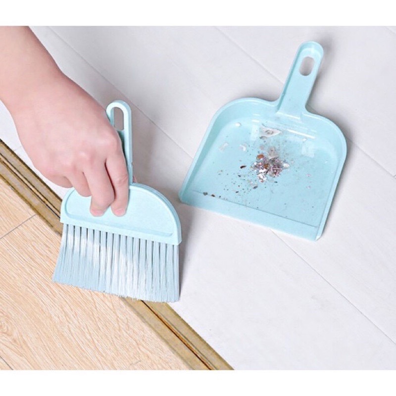 Bộ chổi ki mini quét dọn chuồng thú cưng
