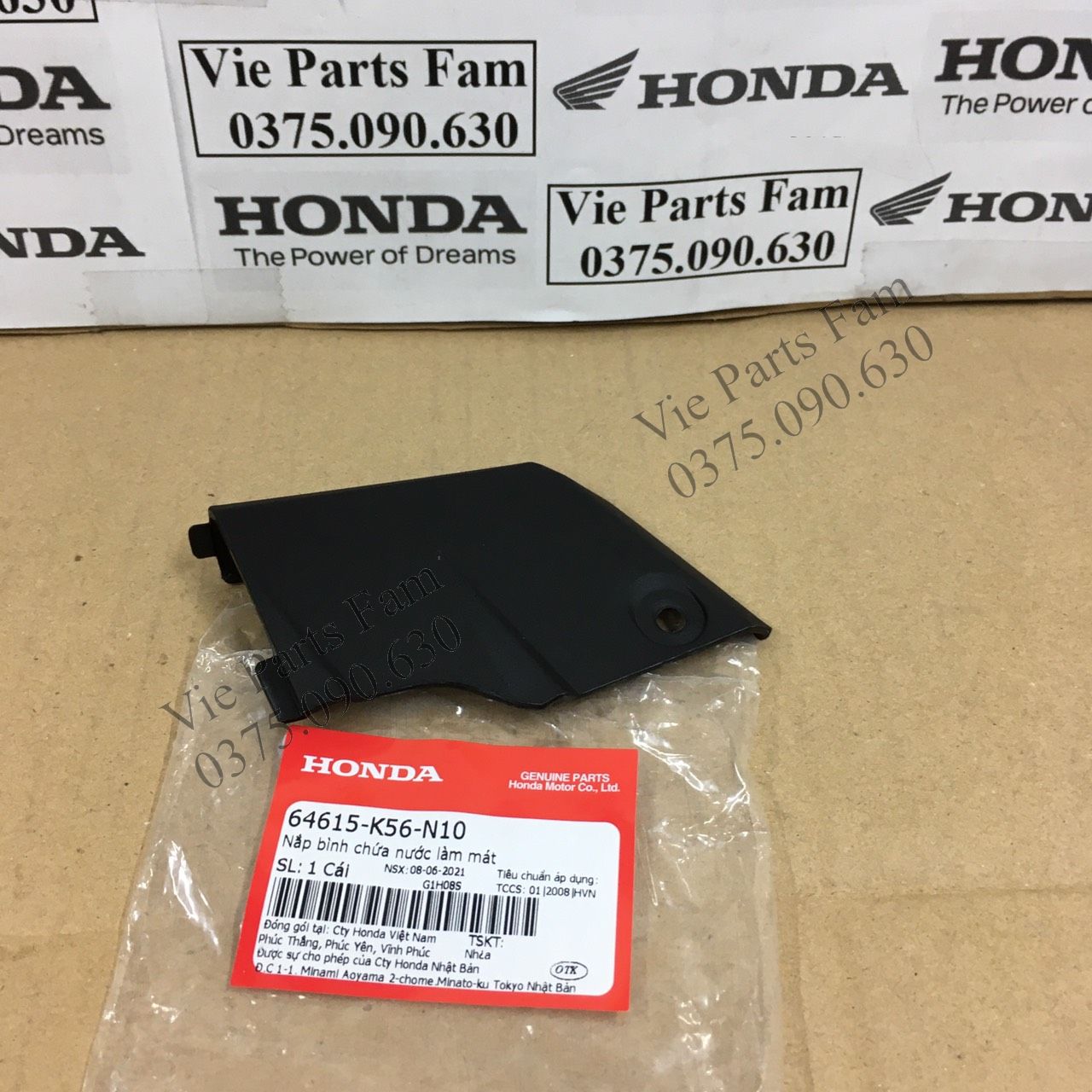 Nắp che bình nước winner hàng din honda mới 100%