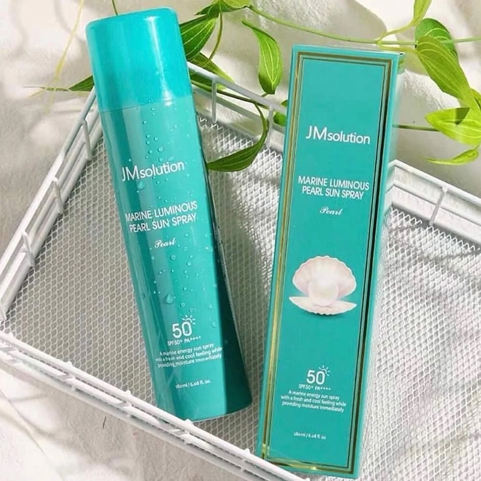 Xịt chống nắng nâng tone da jm solution luminous sun spray 180ml