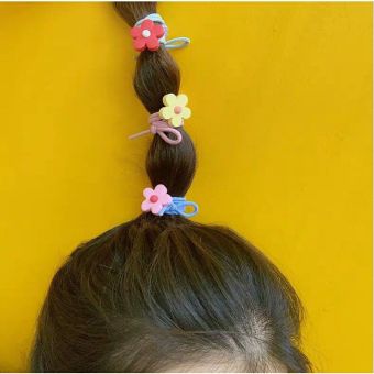 COMBO 03 DÂY CỘT TÓC HOA MAI - 2 THUN